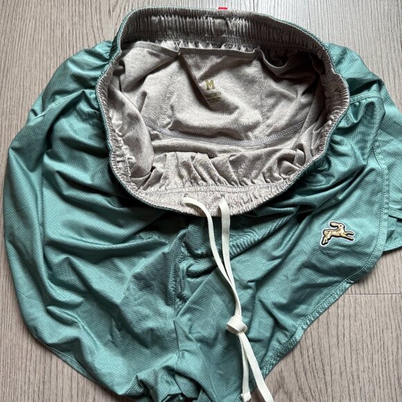 Tracksmith Twilight Split Shorts Women's - Medium - Blue Green - Picture 4 of 6